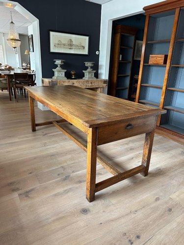 Antique French Oak Table for sale at Pamono