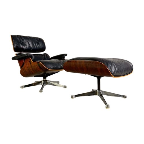 Lounge Chair with Ottoman by Charles & Ray Eames for Herman Miller