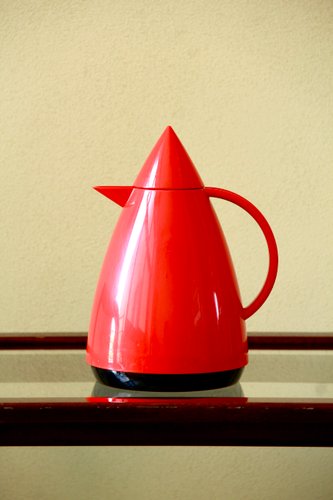 Vintage Red Thermos Flask by Emsa Brasil, 1980s for sale at Pamono