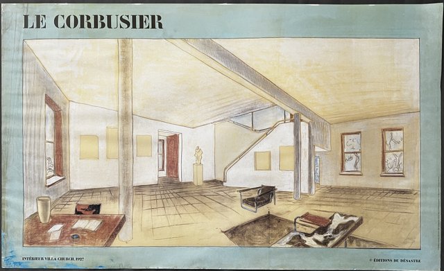Le Corbusier, Interior of Villa Church, Print for sale at Pamono