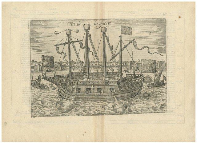 The Behemoth of the Siege of Antwerp, 1585, Print for sale at Pamono