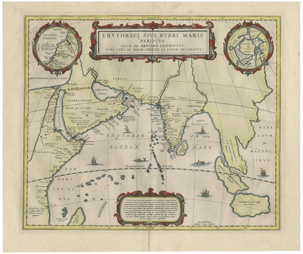 Map of Egypt towards Arabia and India to Java, 1660 for sale at Pamono
