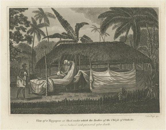 G. Alexander Cooke, Mourning the Chief: The Morai at Otaheite, Now