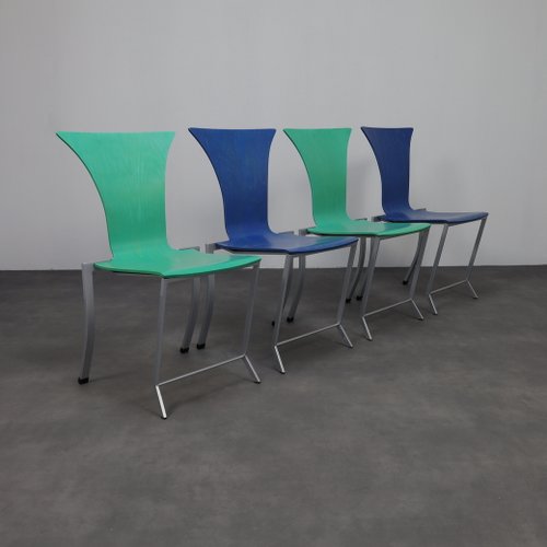 Postmodern Dining Chairs by Karl Friedrich Förster for KFF, 1990s
