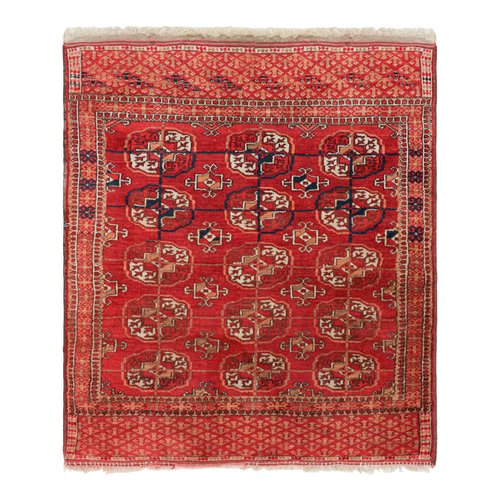 Assyrian Pattern Rug Antique Middle Eastern Rug with Polychromatic Floral Patterns for sale ...