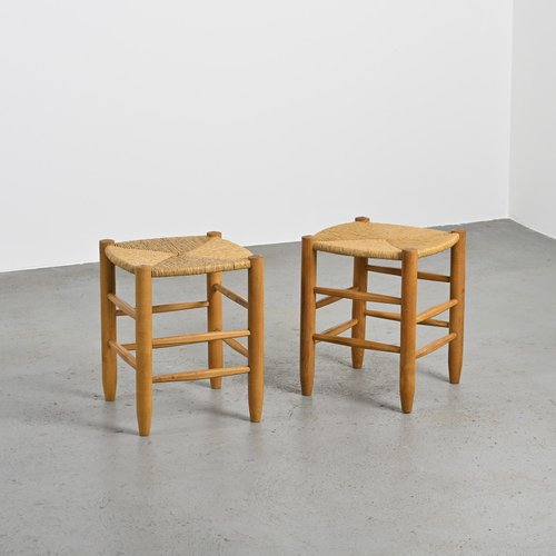 Bauche Ottomans by Charlotte Perriand for Steph Simon, 1950