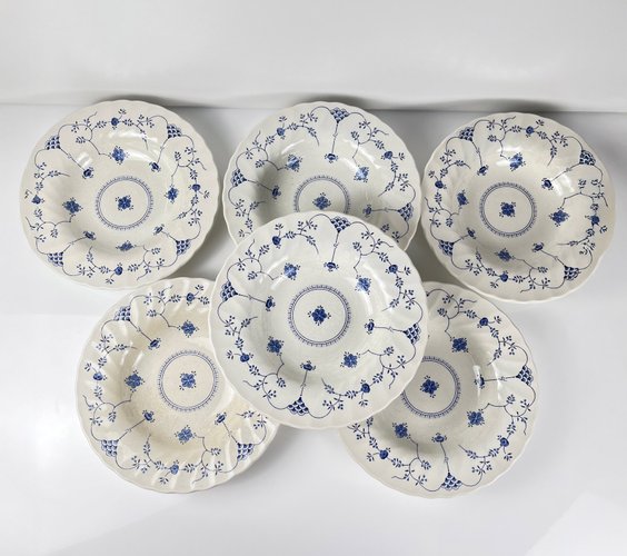 Finlandia Soup Plates by Myott, England, 1980, Set of 6 for sale