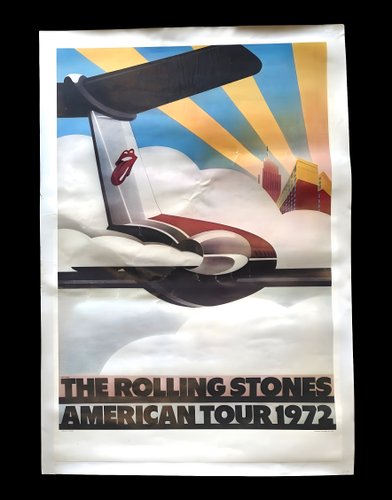 Rolling Stones American Tour 1972 ポスター Classic Poster Of The Day! The Rolling Stones 1972 American Tour