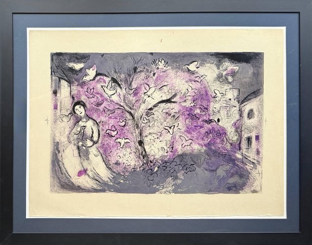 Marc Chagall、Daphnis And Chloe（9） Marc Chagall, Daphnis et Chloé, Planche XLI, 1961