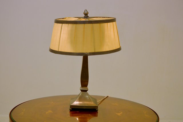 antique pewter table lamps
