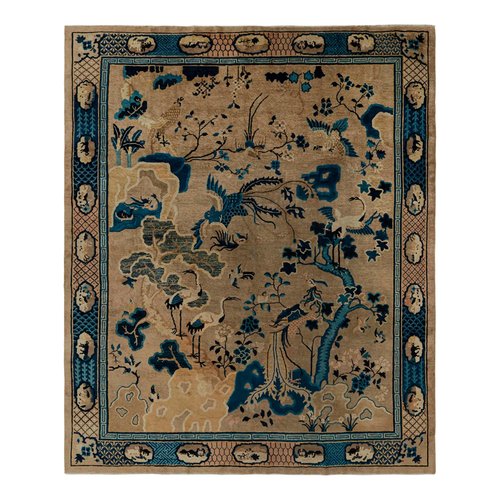 Peking Pattern Chinese Peking Rug with Pictorial Patterns for sale at Pamono