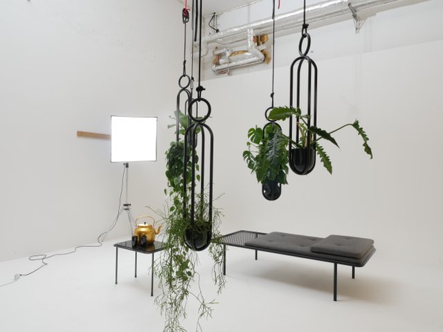 Blumenampel Object, Hanging Planter by Zascho Petkow