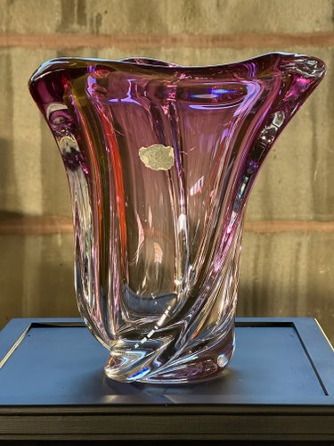 Große Vase von Val Saint Lambert, 1960er bei Pamono kaufen