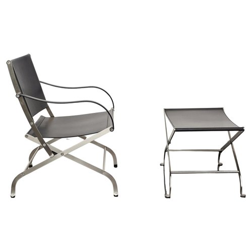 レザー　スツール　FLEXFORM / CARLOTTA STOOL Carlotta Footstool by Flexform - Switch Modern