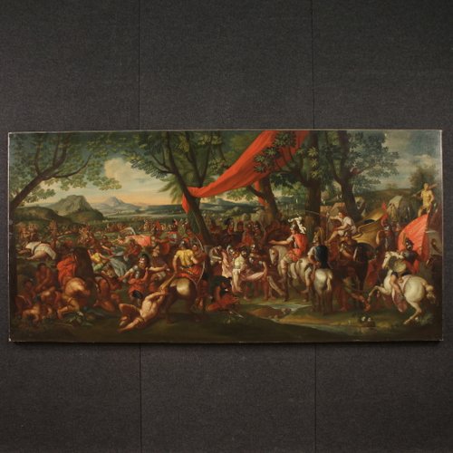 ポルフィリオ アート Alexander the Great and Porus, 1750, Oil on Canvas for sale at Pamono