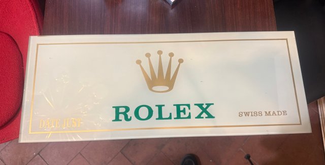 Vintage Rolex Sign, 1950s for sale at Pamono