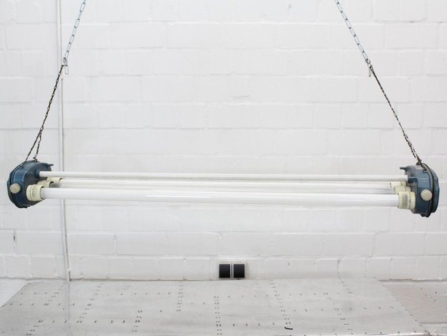 Mid Century Industrial Neon Loft Ceiling Light 1960s For Sale At