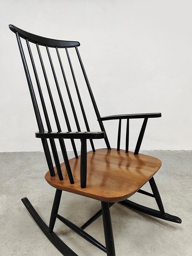 イルマリタピオヴァーラ ASKO KIKI CHAIR ダメージ有ヴィンテージ scandinavian-spindle-rocking-