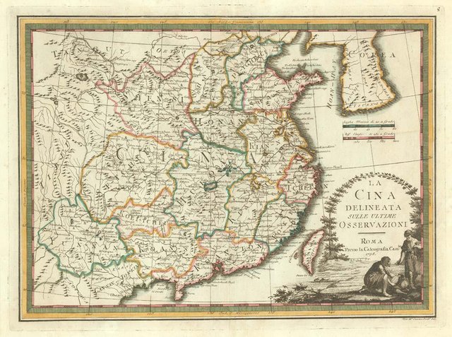 Scarce Map of China for sale at Pamono