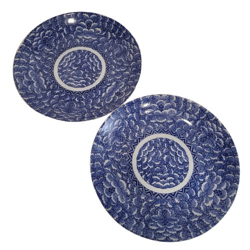 トップス Koyo Arita Vintage Japanese Arita Porcelain Plates, 1950s, Set of 2 for sale