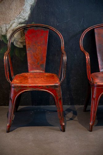 Model A Chairs from Tolix, 1930s, Set of 2 for sale at Pamono