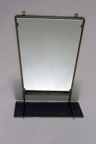 Vintage Wall Mirror With Shelf