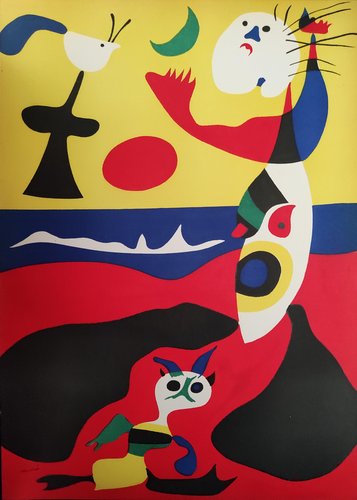 日焼け止め miro miro Joan Miro, Summer, 1938, Lithograph for sale at Pamono