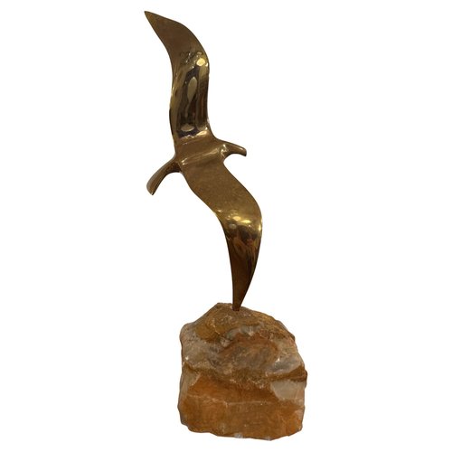 Flying Bird Sculpture by Curtis Jeré, 1970s for sale at Pamono