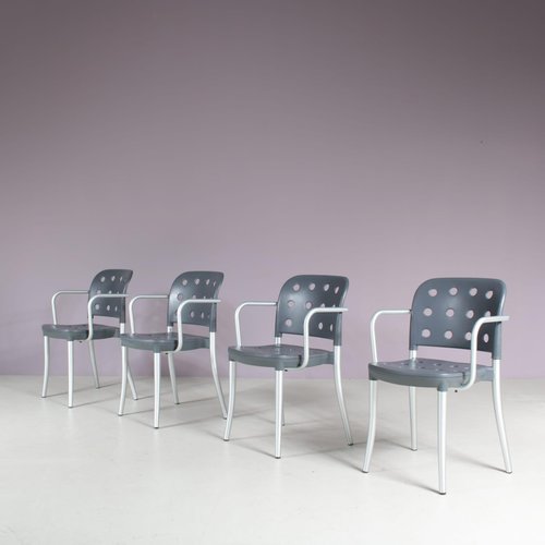 Minni Chairs by Antonio Citterio for Halifax, Italy, 1980s, Set of