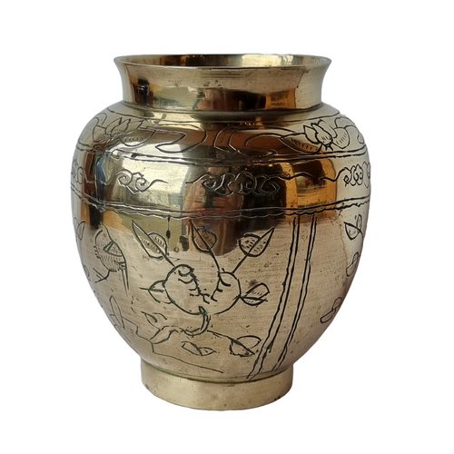 Chinesische Mid-Century Modern Messing Vase, 1950er bei Pamono kaufen