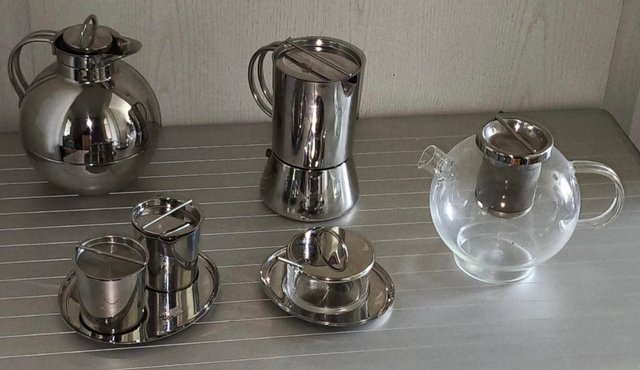 Cromargan Concept Series Tea Coffee Sugar Jam Thermos Espresso