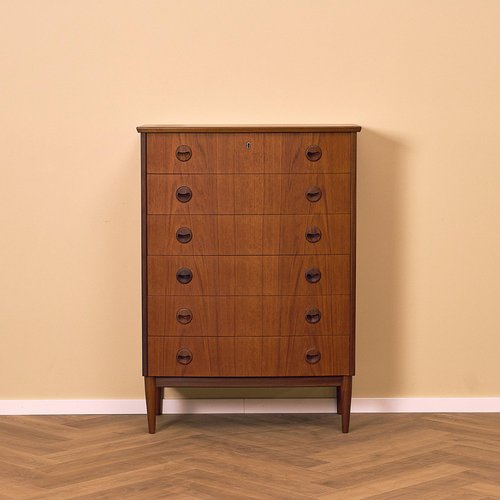 Danish Chest of Drawers in Teak by Niels Christensen, 1950 for