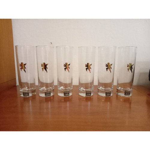 Set Di 6 Bicchierini Da Shot In Corno Di Bue – Incisi A Mano Con Simbolo Vegvisir – Capacità 90ml – Ideali Per Idromele E Regali Vichinghi - 3