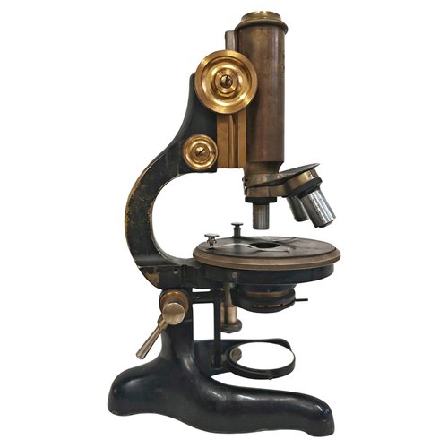 Antique Microscope by W. Klein Wetzlar, 1890s for sale at Pamono