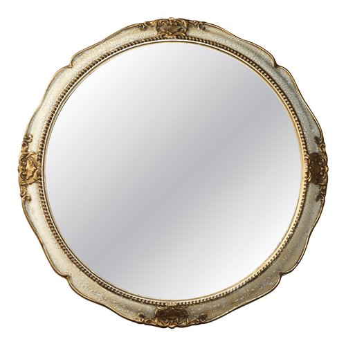 Konvexer Original Französischer Vintage Butlers Wandspiegel, 1940er bei Pamono kaufen