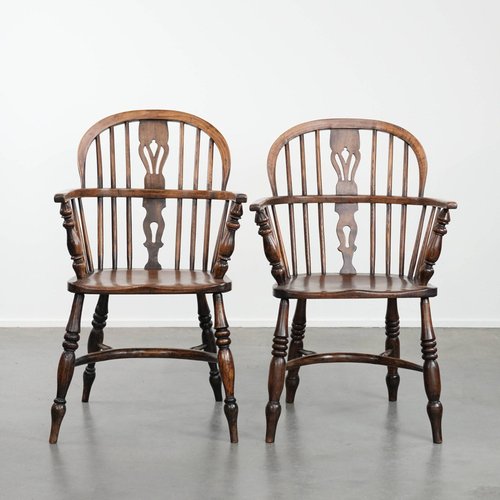 English Windsor Chairs, Set of 2 for sale at Pamono