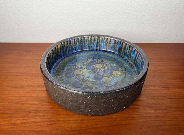 Large Mid-Century Modern Danish Studio Pottery Bowl from Bangholm ...