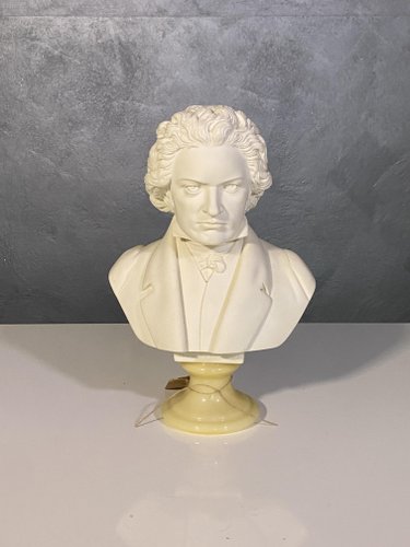 Marble Dust Bust of Beethoven by A. Giannelli, 1960s for sale at