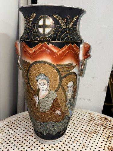 Antique Japanese Vase, 1890s for sale at Pamono