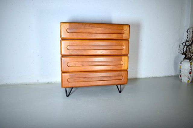 Teak Chest of Drawers, Denmark, 1970s for sale at Pamono