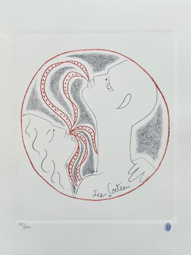 Adam & Eve” by Jean Cocteau Poster 1989 Adam & Eve” by Jean