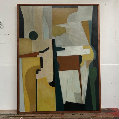 Ej Rudolph, Unititled Abstract Composition, 2024, Oil on Wood for sale ...
