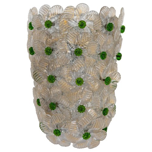 Vintage Petite Murano Glass Wall Sconce from Barovier & Toso