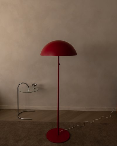 Vintage Red Brasa Floor Lamp by Nilsson for Ikea for sale at Pamono