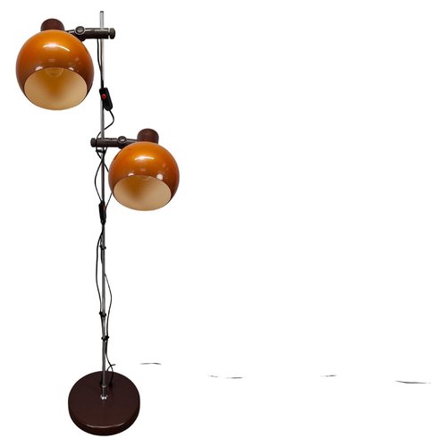 Lampadaire Oriental 'Daya' Orange - Hauteur 70 Cm - Marque Marrakesch - Neuf En Boîte