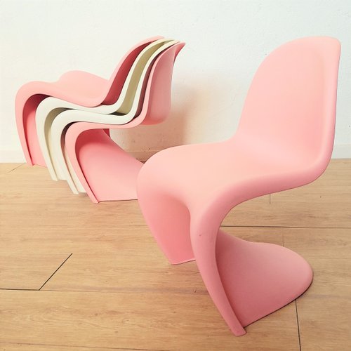Pink Junior Chair by Verner Panton for Vitra, 2000s for sale at Pamono
