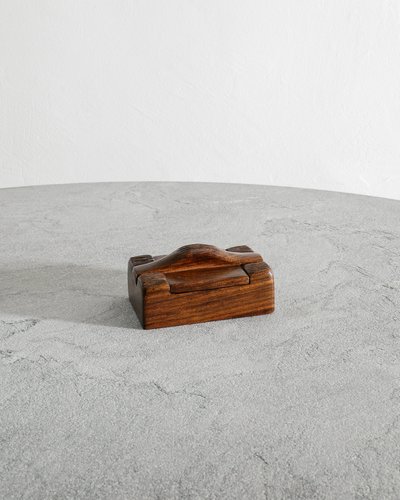 Mid-Century French Wooden Box by Alexandre Noll, 1950s for sale at