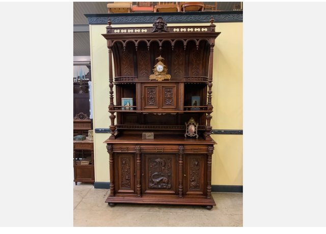 Neo Renaissance Column Neo-Renaissance Column Buffet, 1880 for sale at Pamono
