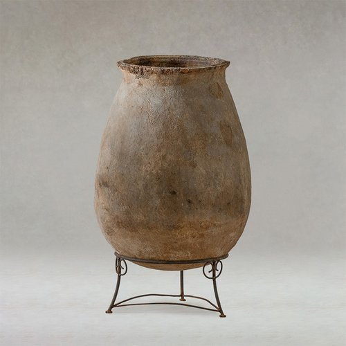 Posacenere Marocchino in Terracotta Dipinto a Mano da
