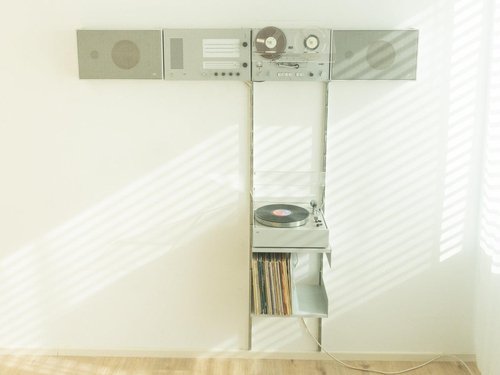TS45 Wall System by Dieter Rams for Braun, Set of 6 for sale at Pamono
